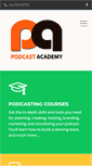 Mobile Screenshot of podcastacademy.com